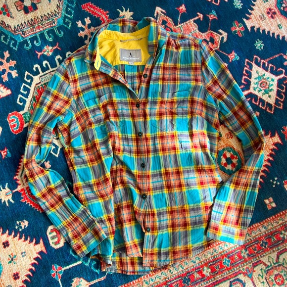 Royal Robbins Tops - EUC royal Robbins plaid lightweight button down shirt, size s